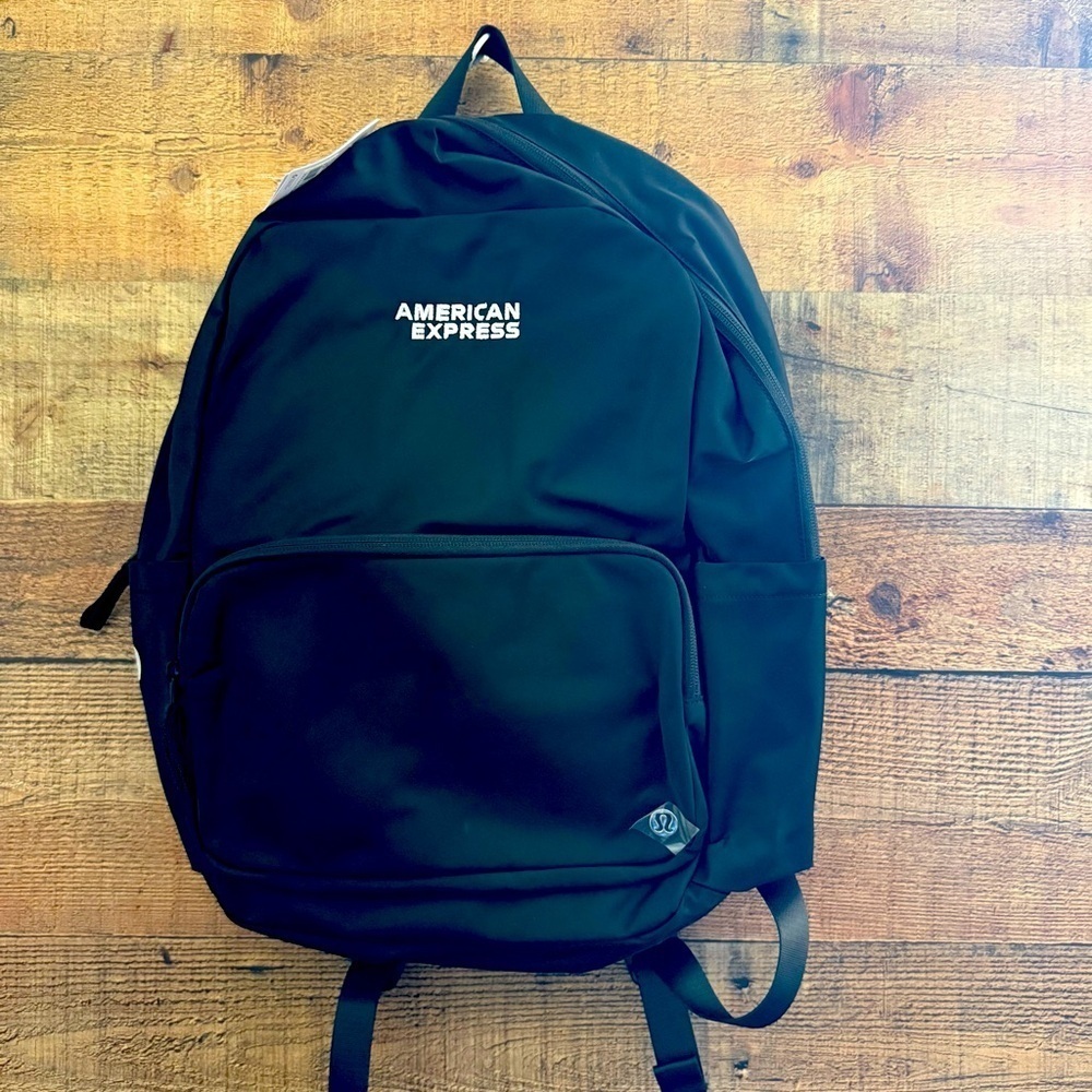 NWT Lululemon The Everywhere Backpack W Embroidered American Express 1850